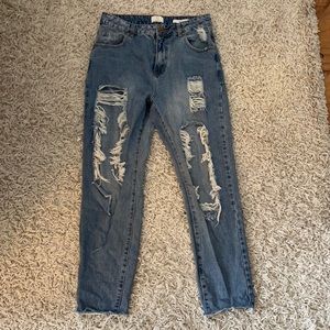 Ripped Jeans Size 8